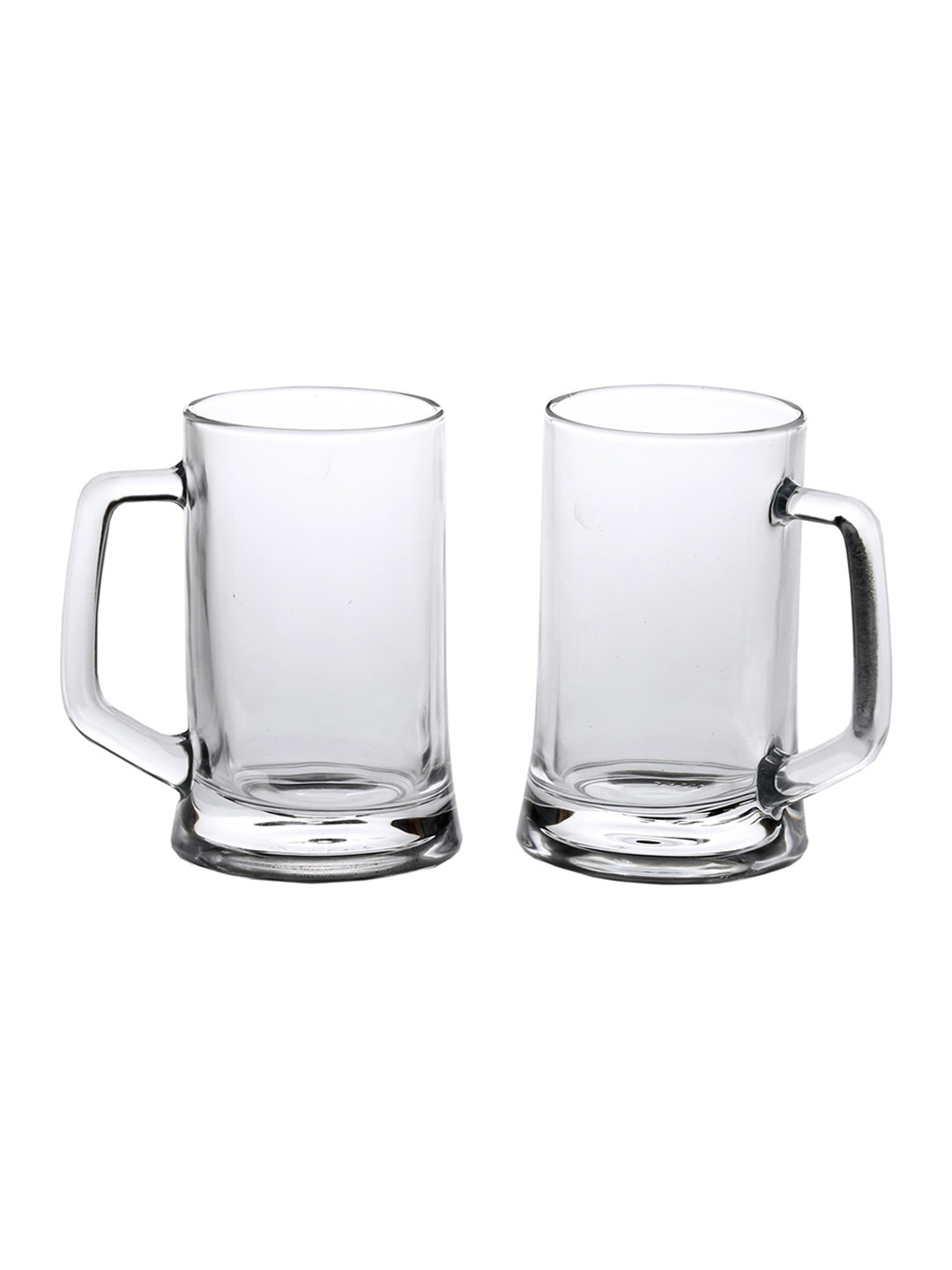 

1ST TIME Transparent 2 Pieces Glass Beer Mugs 400 ml Each
