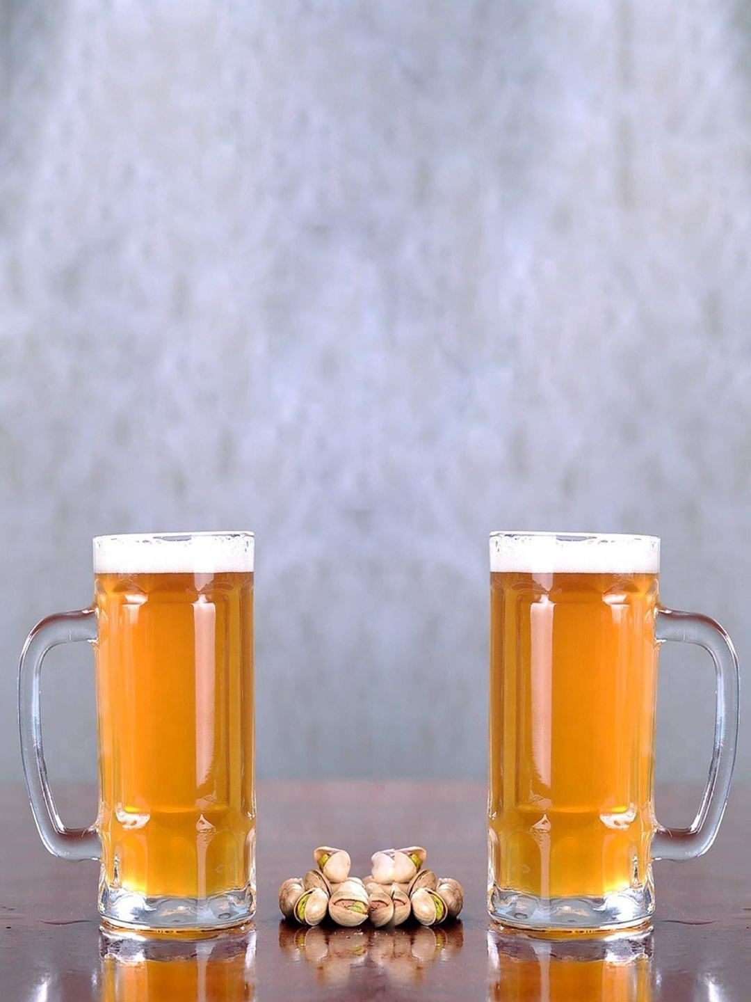 

1ST TIME Transparent 6 Pieces Beer Glasses 400 ml Each