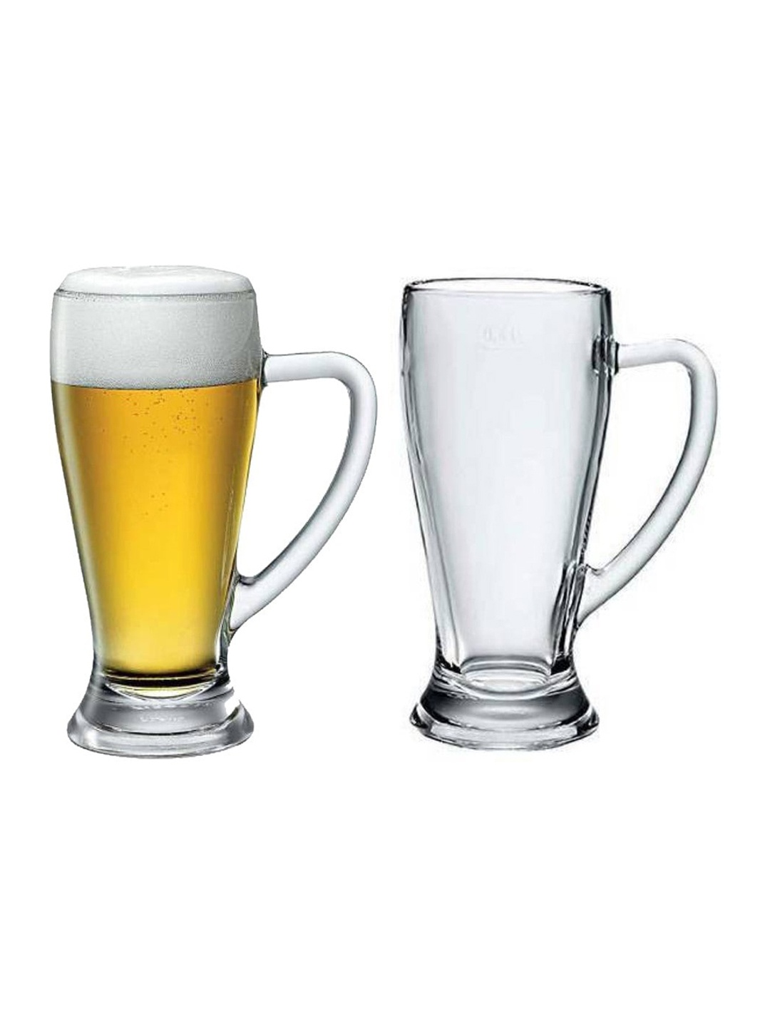 

1ST TIME Transparent 2-Pcs Glass Beer Glass 250 ml