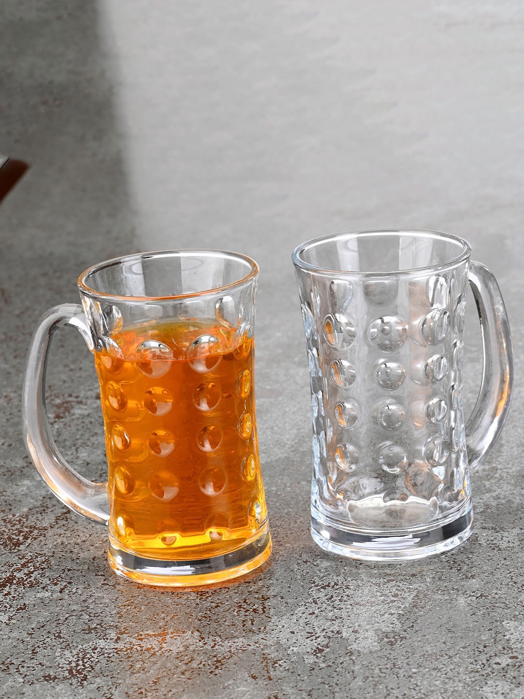

1ST TIME Transparent 6 Pieces Glass Beer Mugs 400ml