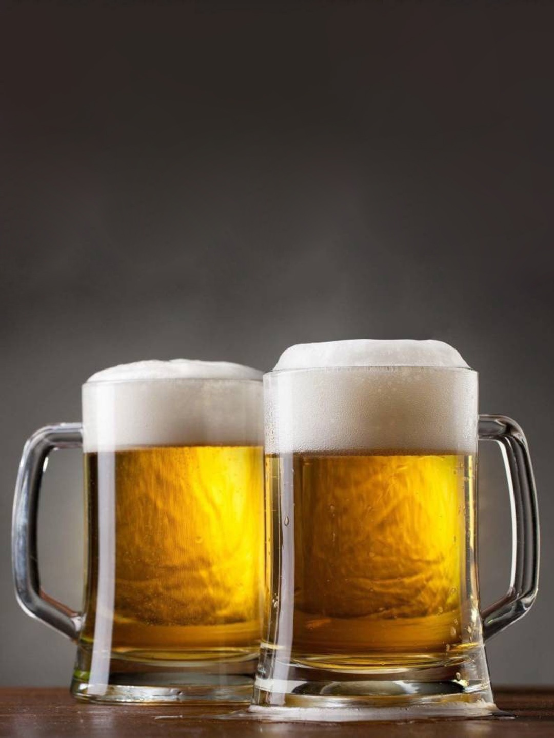 

1ST TIME Transparent 2 Pieces Glass Beer Mugs 400 ml Each