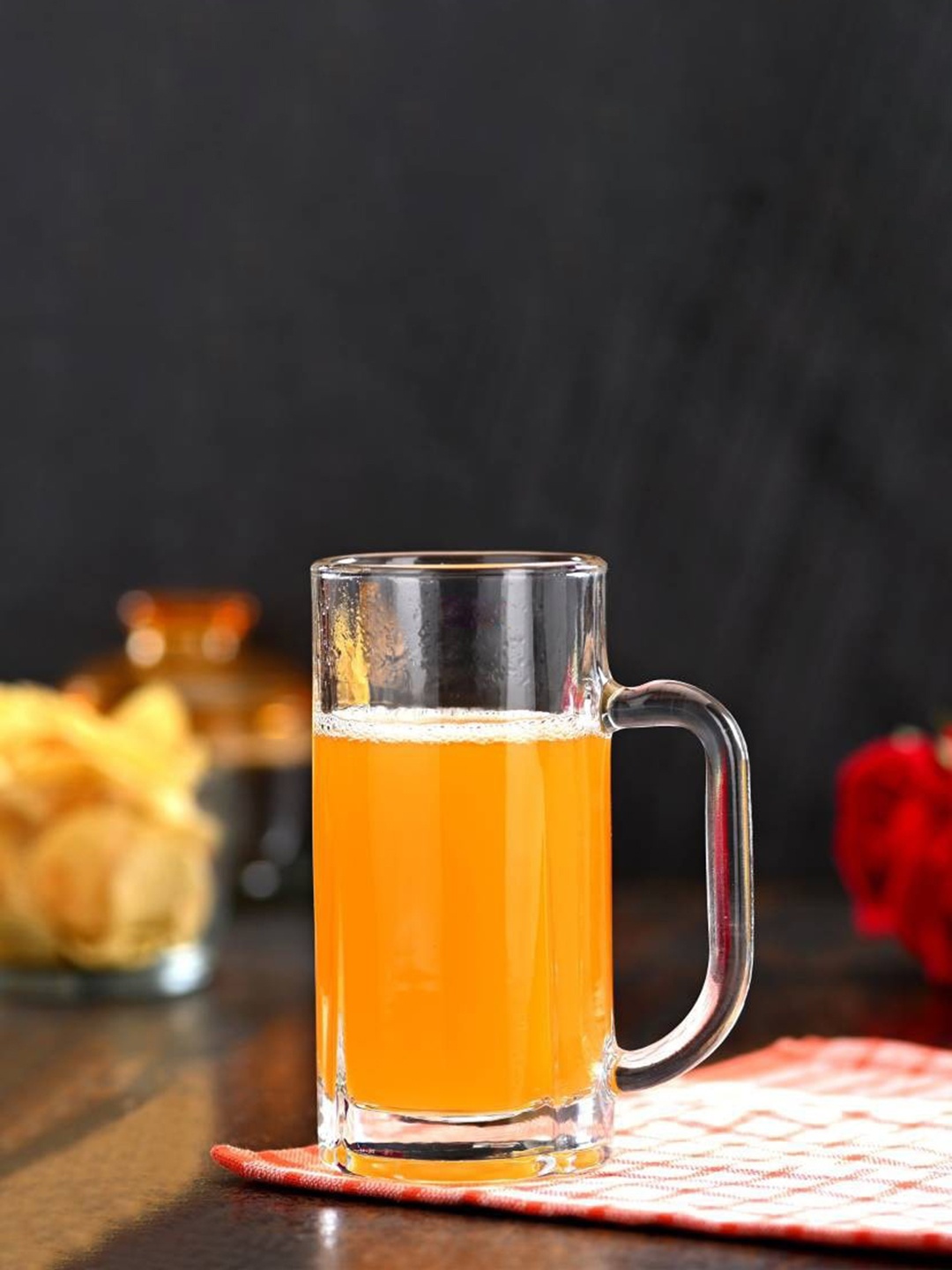 

1ST TIME Transparent 4 Pieces Beer Glasses 300 ml Each