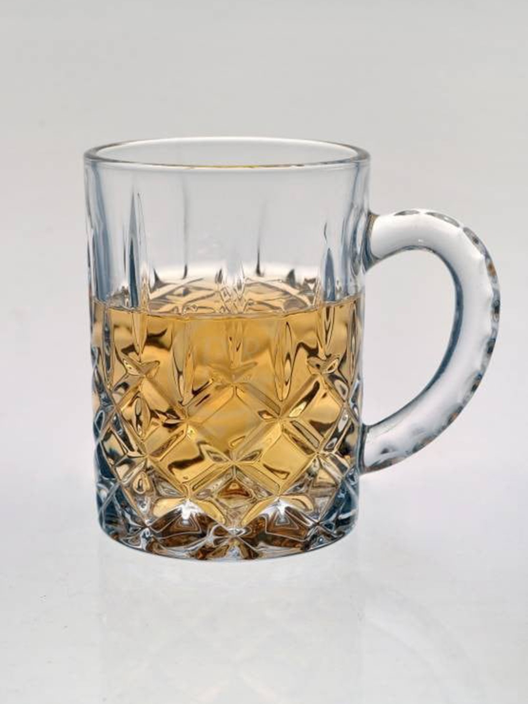 

1ST TIME Transparent 6 Pieces Textured Beer Glasses 450 ml Each