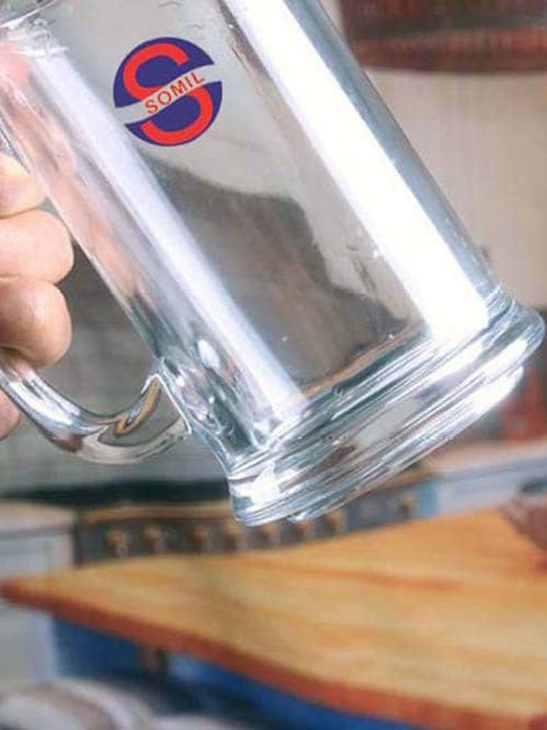 

1ST TIME Transparent 6 Pieces Beer Glass- 450ml