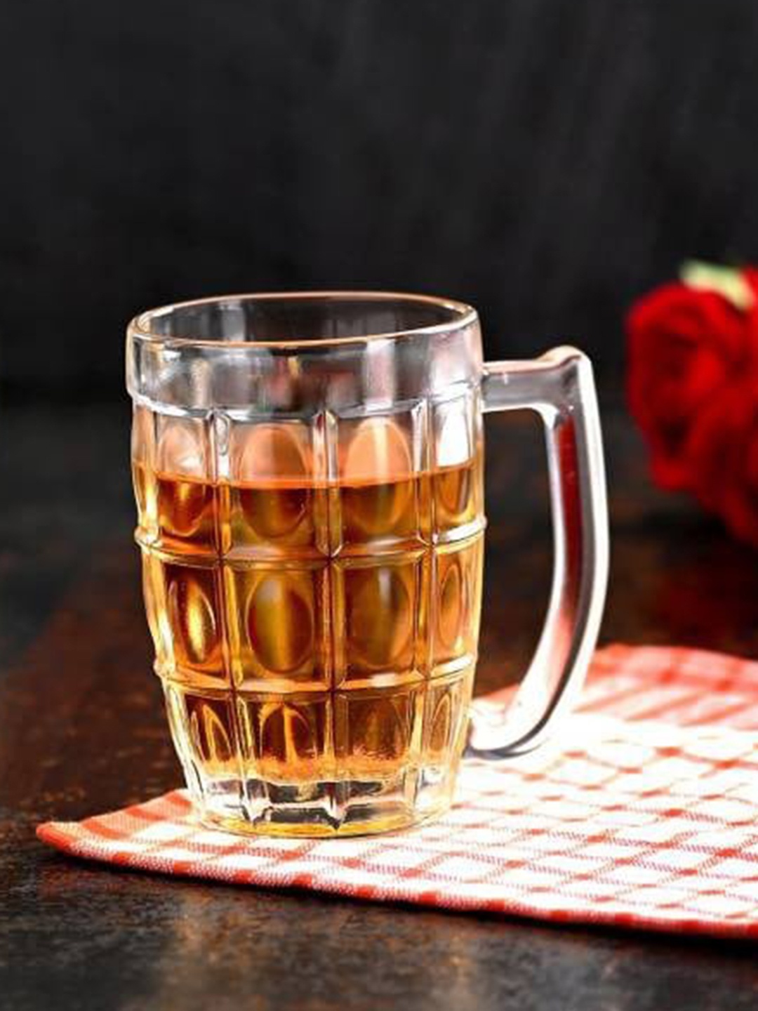 

1ST TIME Transparent 4 Pieces Beer Glass 350ml