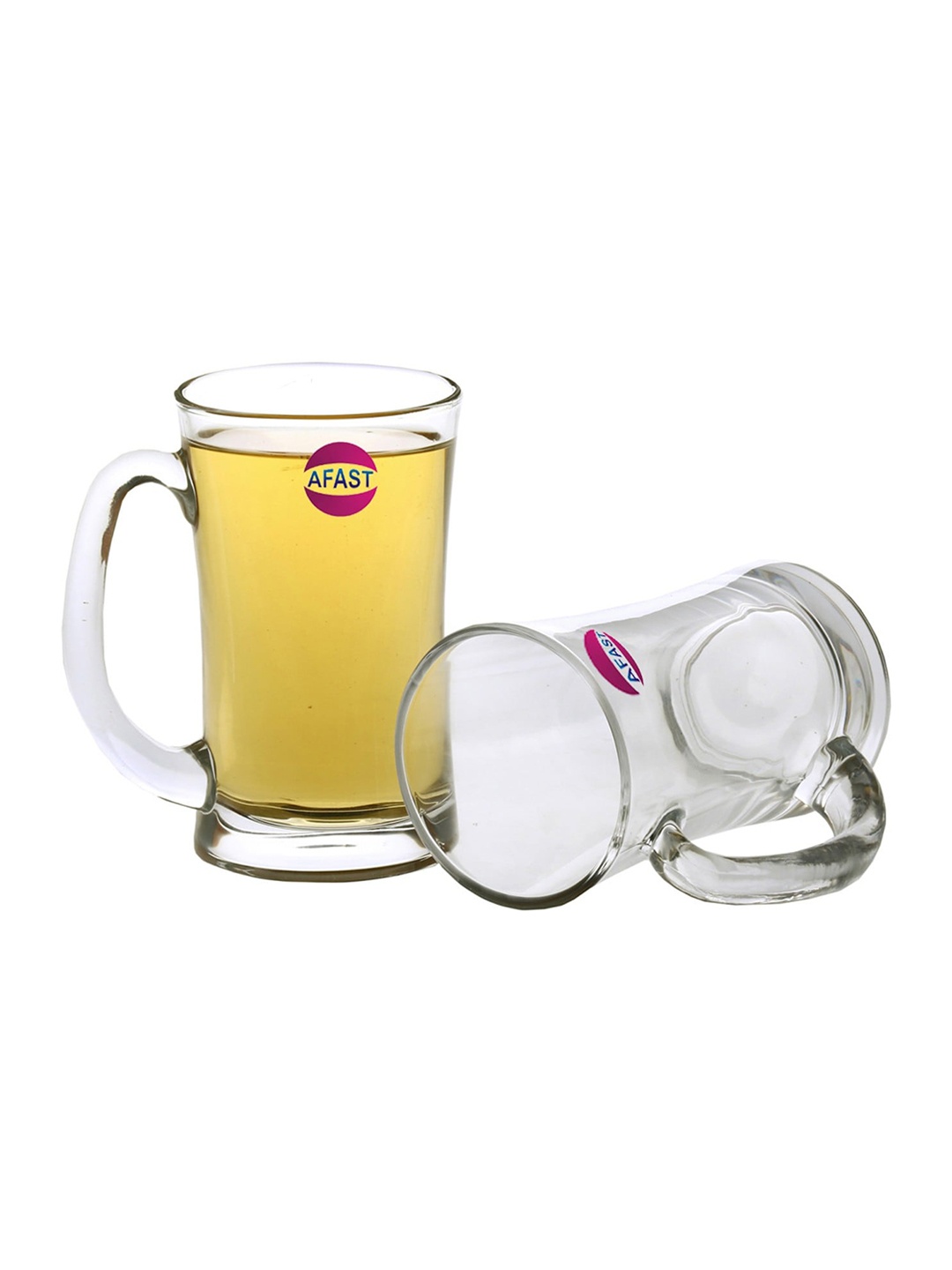 

1ST TIME 2-Pcs Transparent Beer Glass 370ml