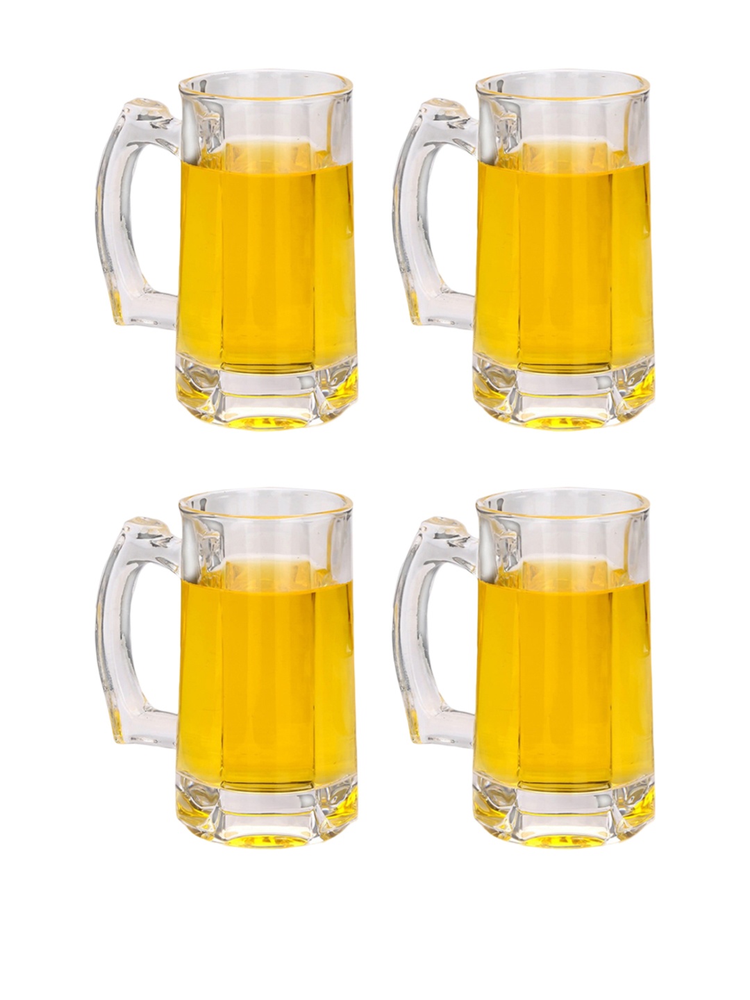 

1ST TIME Transparent 4 Pieces Beer Glass 400ml each