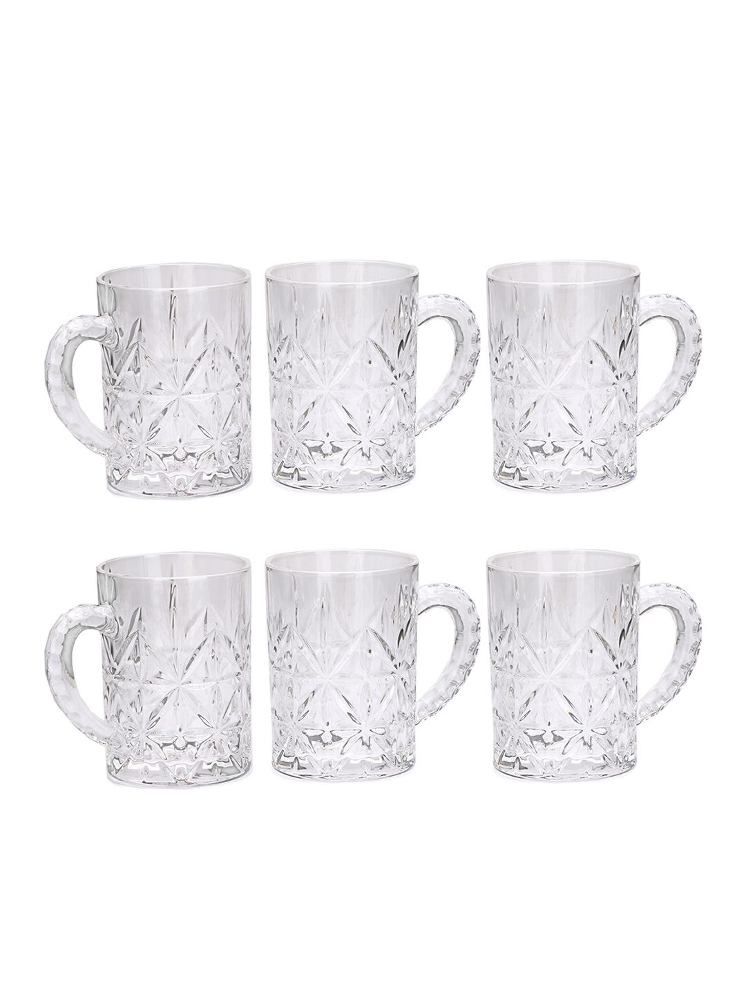 

1ST TIME Transparent 6 Pieces Dishwasher Safe Bar Glasses 450 ml Each