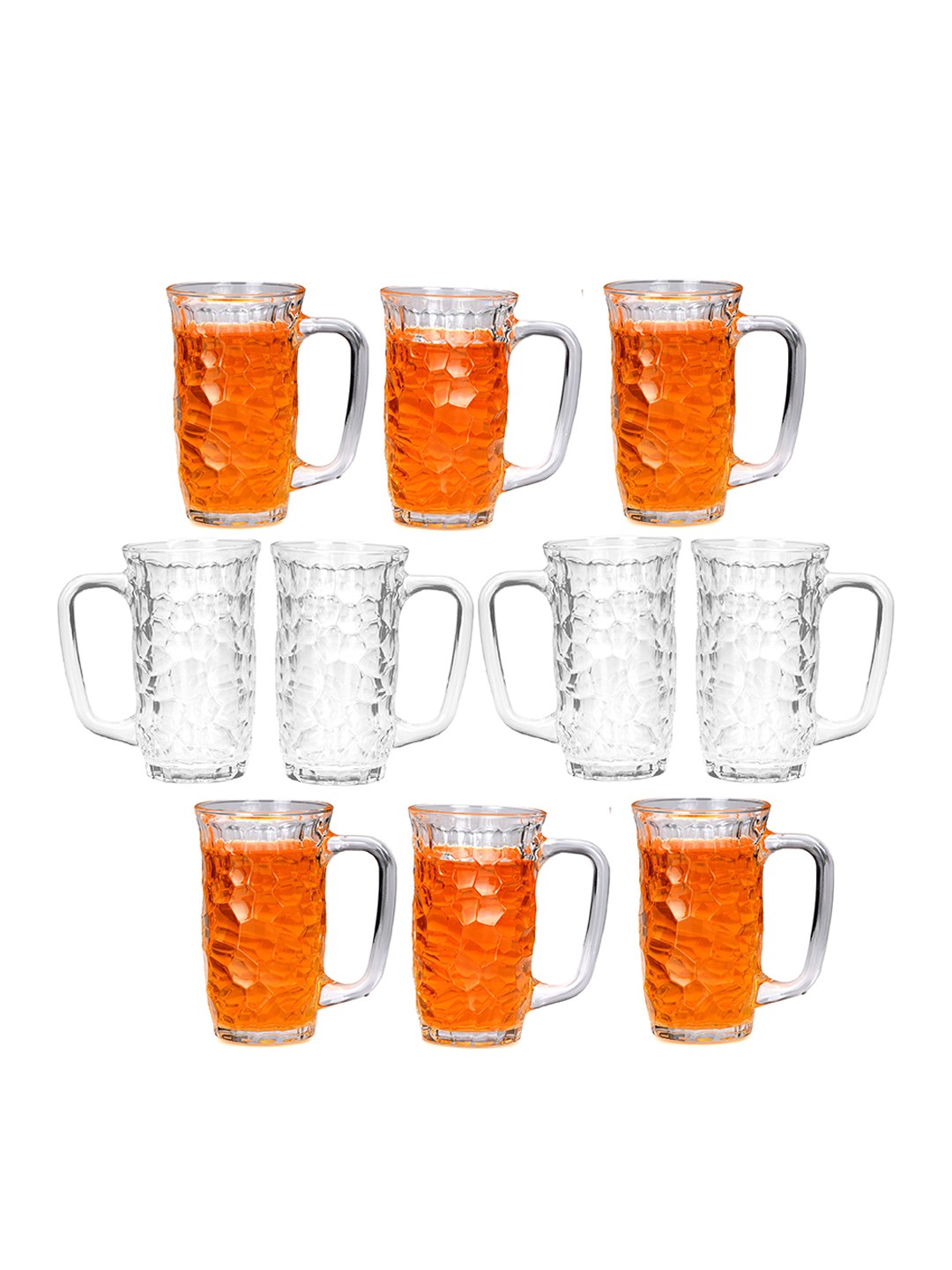 

1ST TIME Transparent 10 Pieces Beer Glass 450ml each