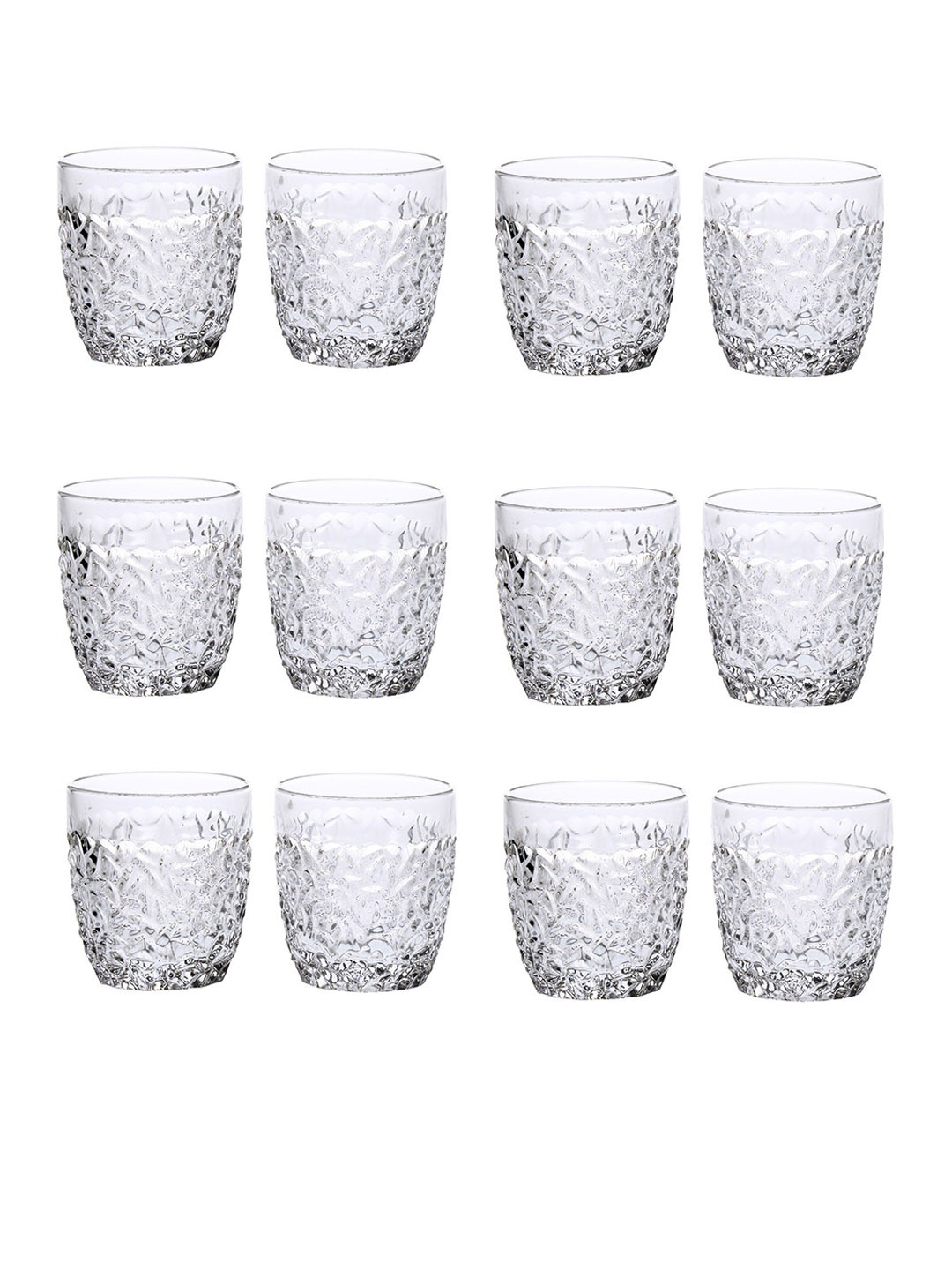 

1ST TIME 12-Pcs Transparent Water Glass- 200ml Each