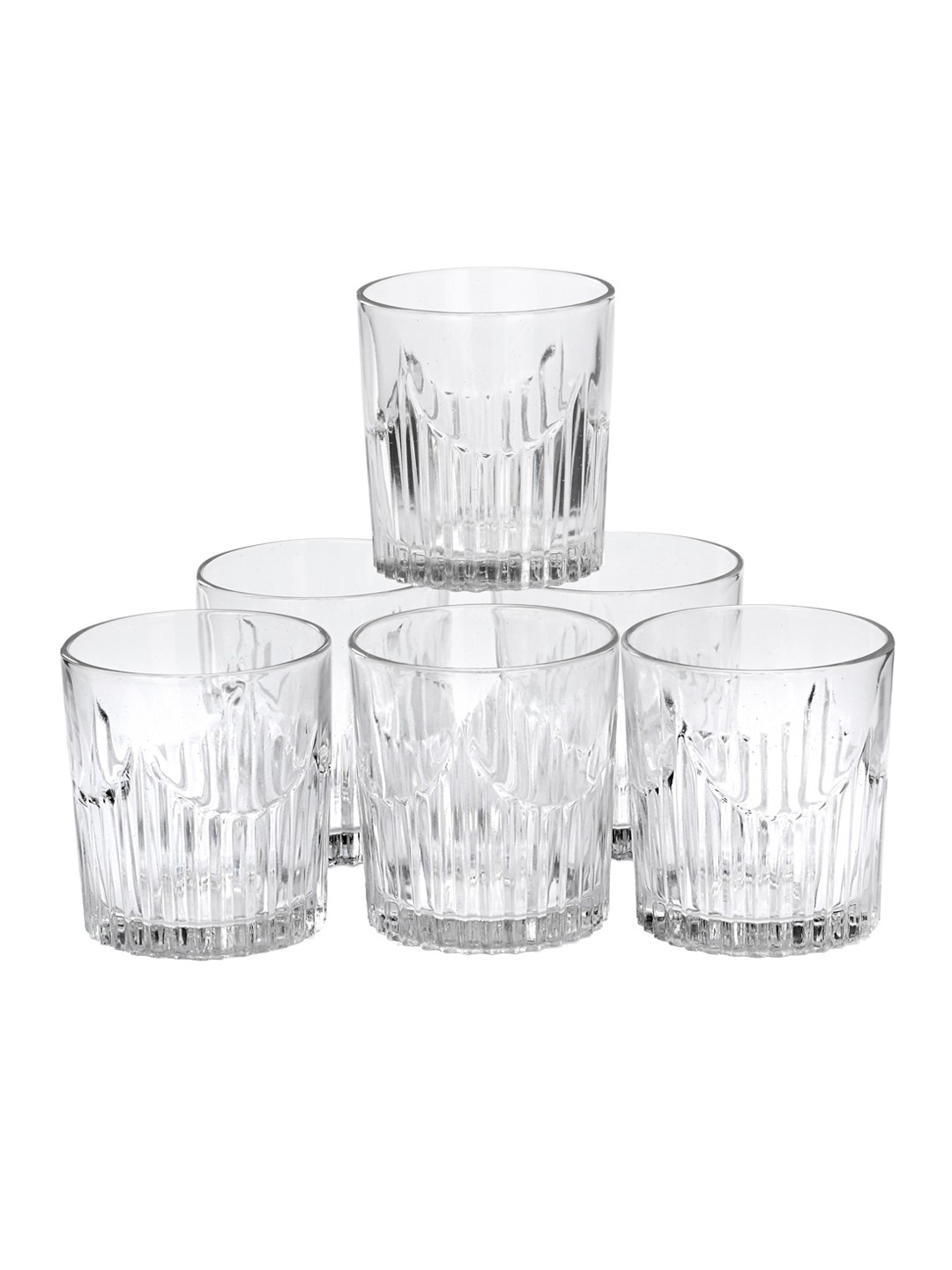 

1ST TIME Transparent 6 Pieces Water Glasses-200ml Each