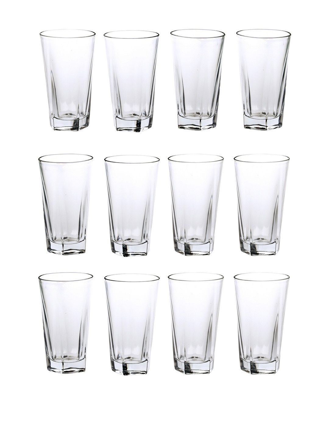 

1ST TIME Transparent 12 Pieces Dishwasher Safe Water Glass 300ml