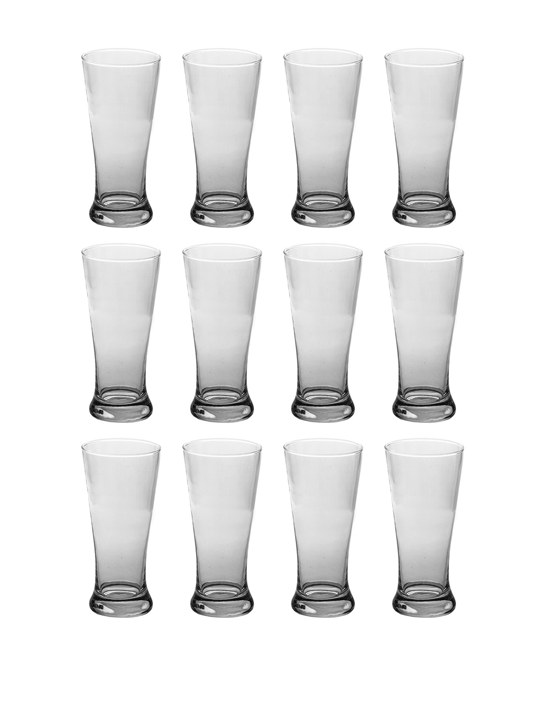 

1ST TIME Transparent 12Pcs Glass Dishwasher Safe Water Glass 300 ml Each