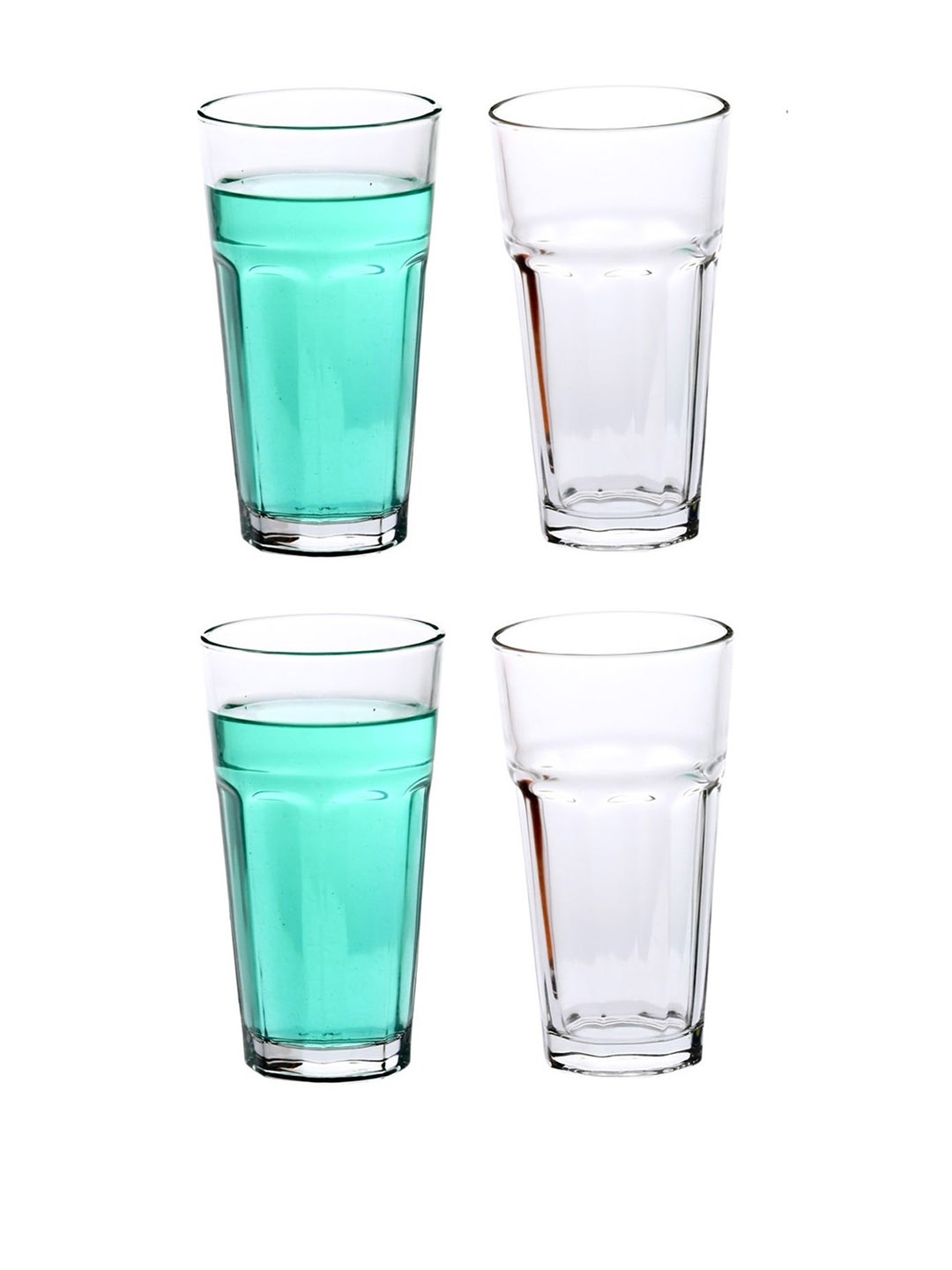 

1ST TIME Transparent 12Pcs Glass Dishwasher Safe Water Glass 300ml Each