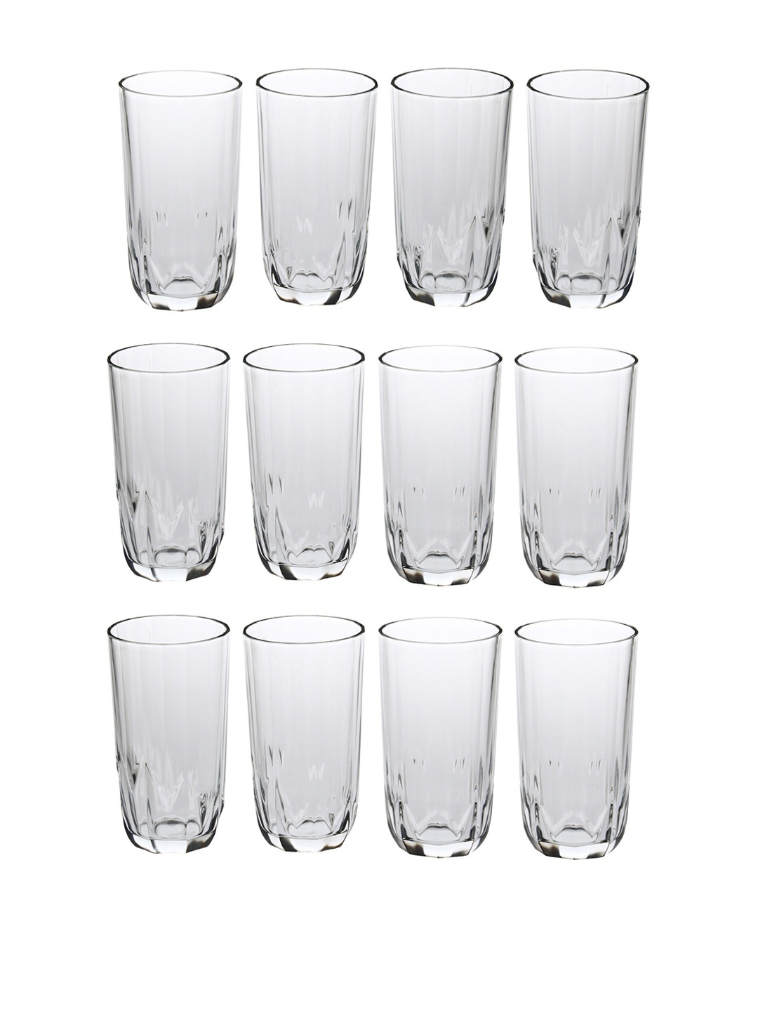 

1ST TIME Transparent 12-Pcs Water Glasses-300ml Each