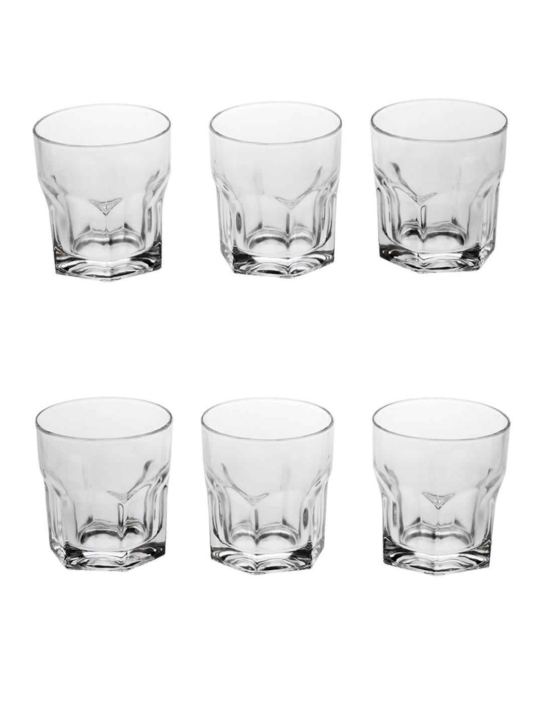 

1ST TIME Transparent 6 Pieces Water Glasses 250ml Each