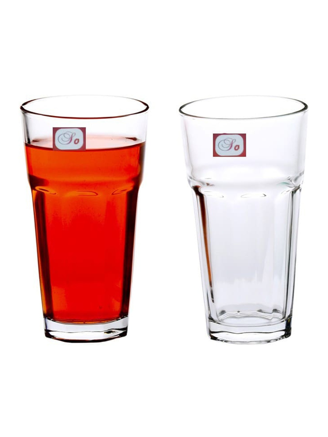 

1ST TIME 2 Pcs Transparent Glasses- 300 Ml Each