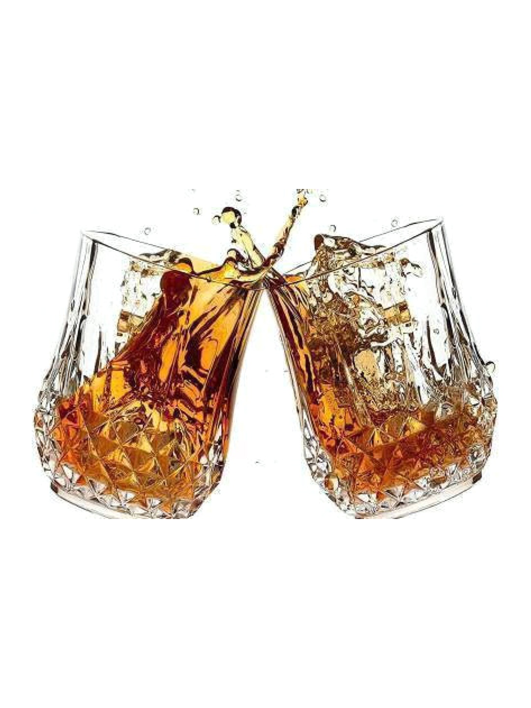 

1ST TIME 2 Pcs Transparent Glasses- 200 Ml Each