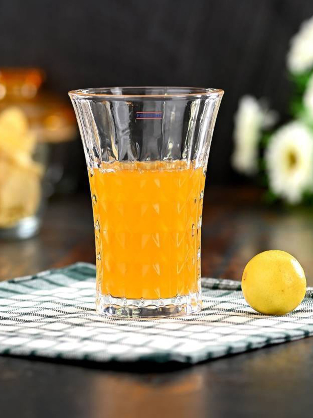 

1ST TIME Transparent 4-Pcs Water Glasses-250ml Each