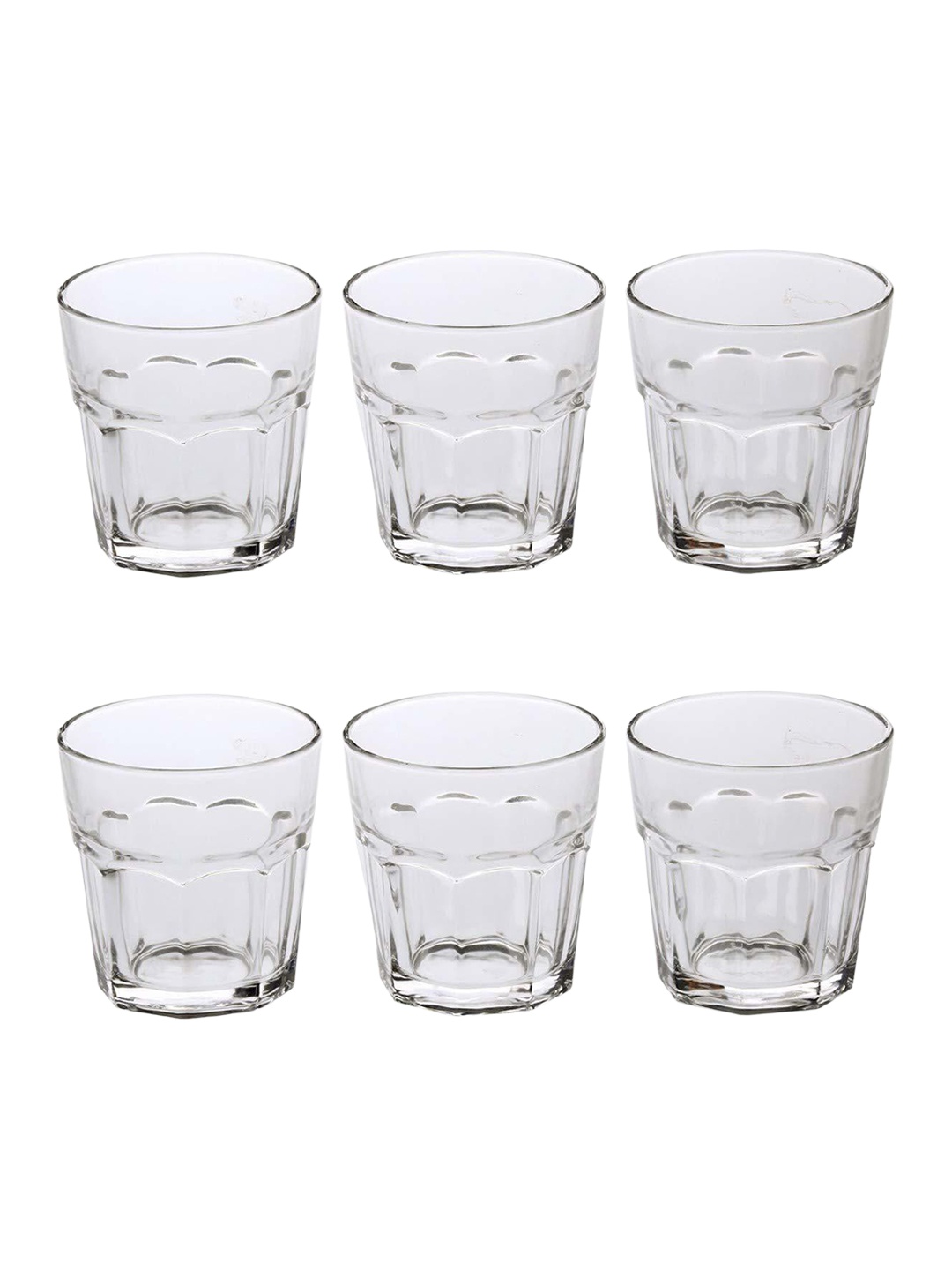 

1ST TIME Transparent 6 Pieces Water Glasses-250ml Each
