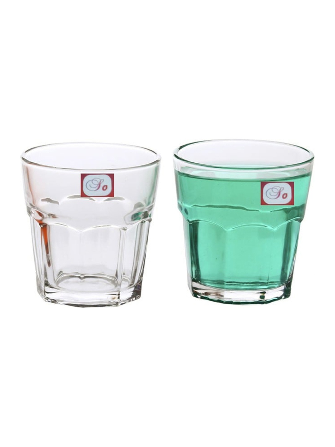 

1ST TIME Transparent 2 Pieces Water Glasses 250 ml