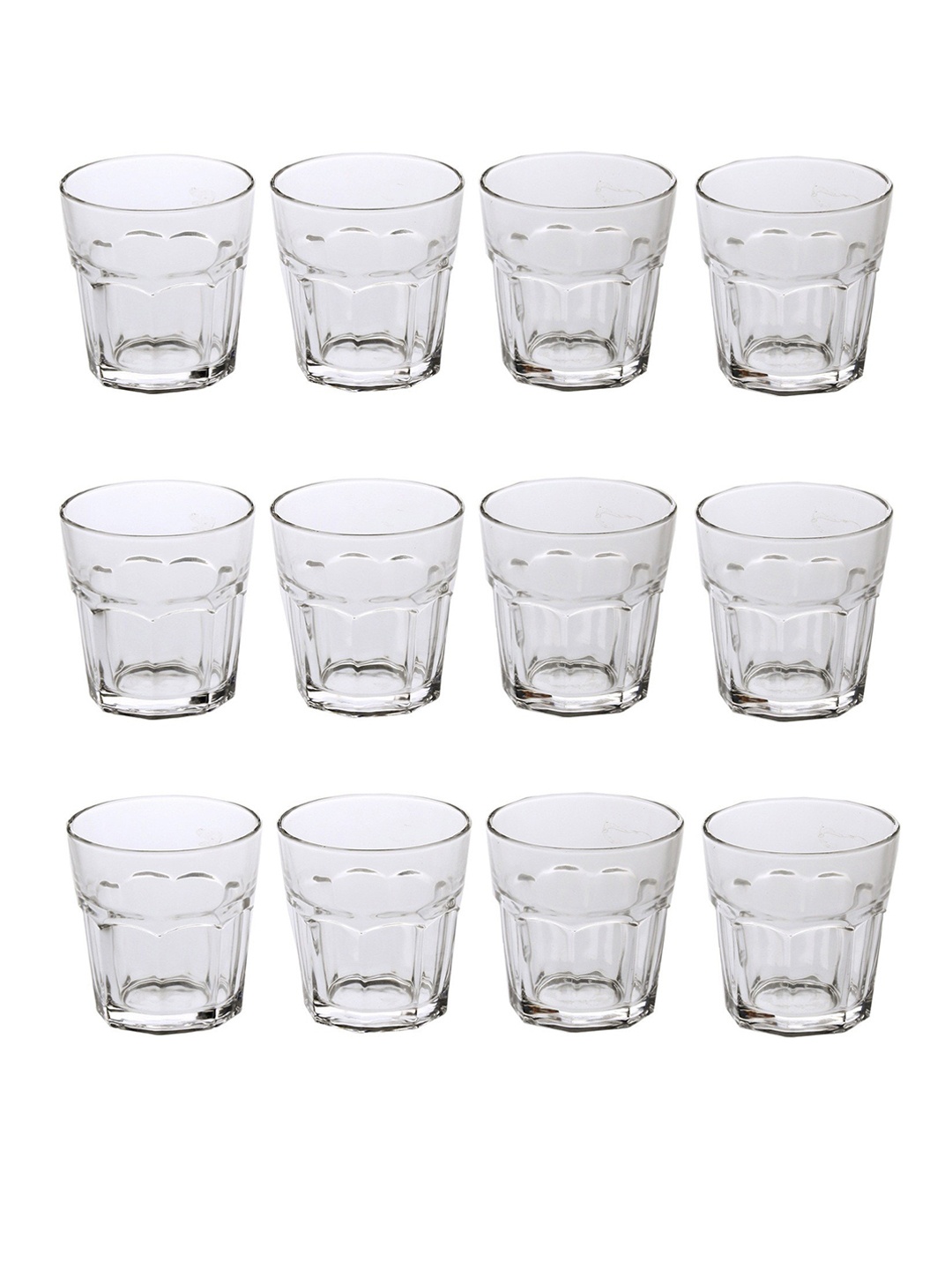 

1ST TIME Transparent 12 Pieces Dishwasher Safe Water Glasses 250 ml Each