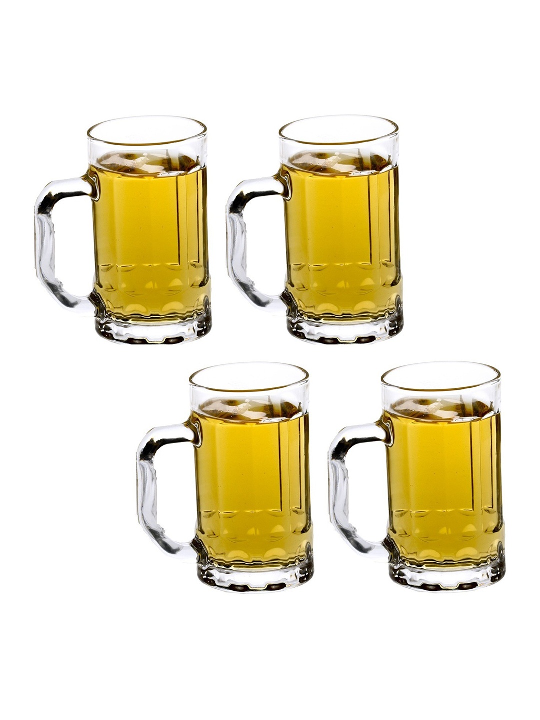 

1ST TIME Transparent 4 Pcs Beer Glasses-400ml Each