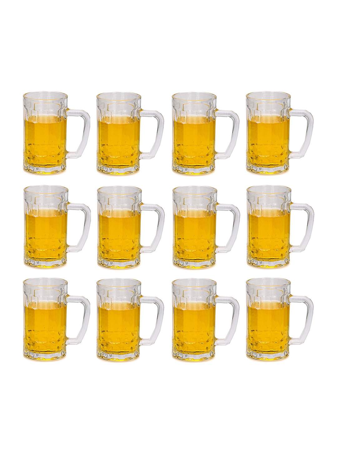 

1ST TIME Transparent 12 Pieces Beer Glasses 400 ml