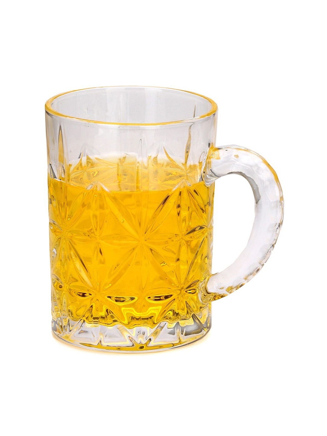 

1ST TIME Transparent 5 Pieces Glass Beer Mugs 450ml Each