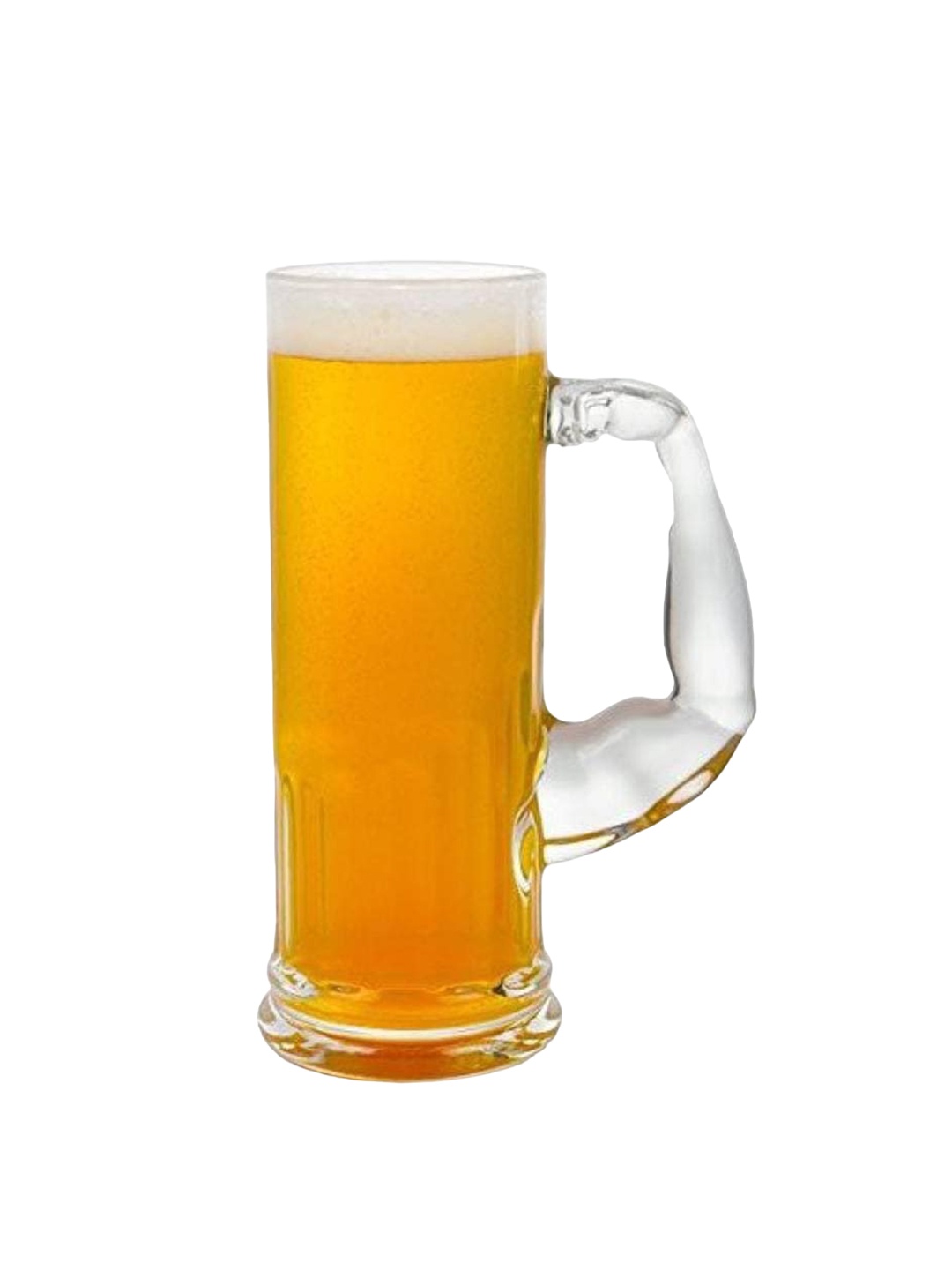 1ST TIME Transparent 4 Pieces Beer Mugs 600Ml