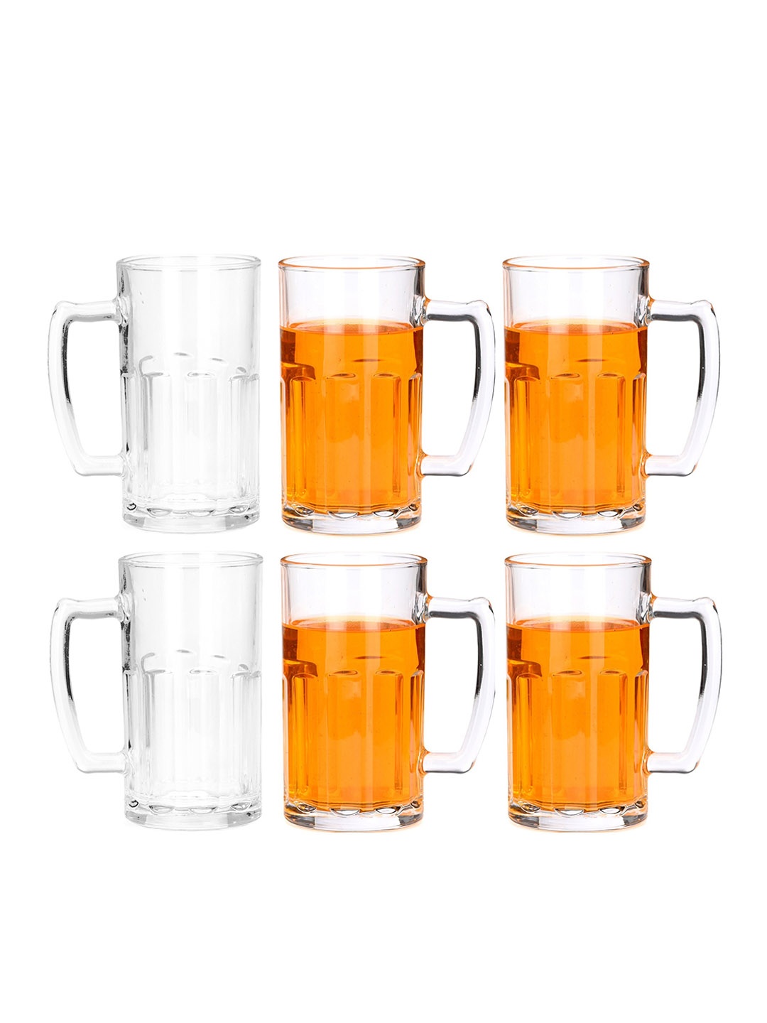 

1ST TIME Transparent 6 Pieces Beer Glass 600 ml