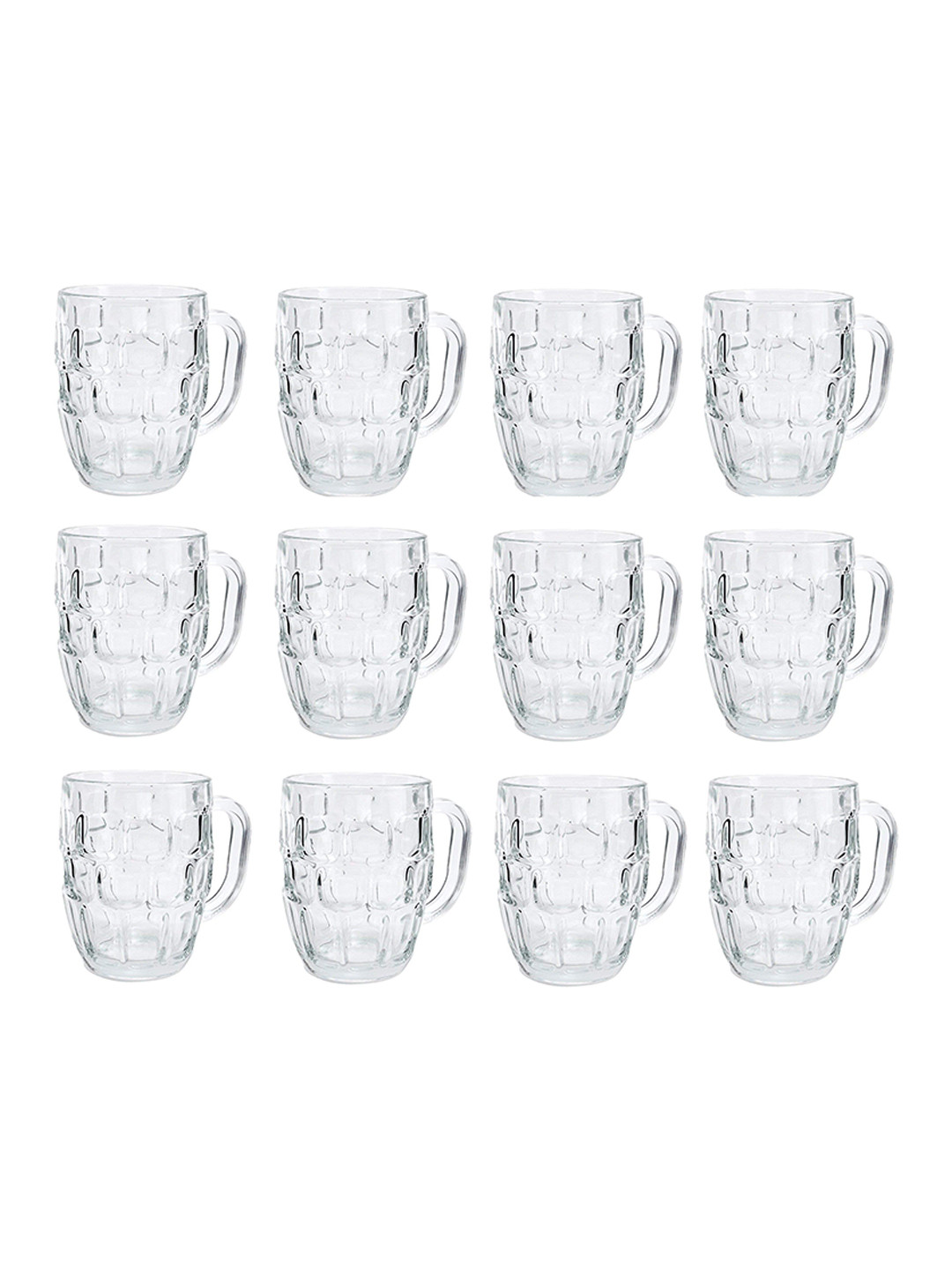 

1ST TIME Transparent 12 Pieces Beer Glass 550 ml
