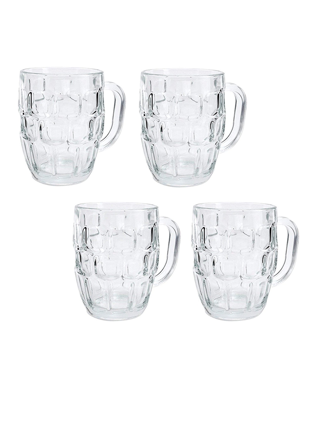 

1ST TIME Transparent 4 Pcs Beer Glasses 550ml