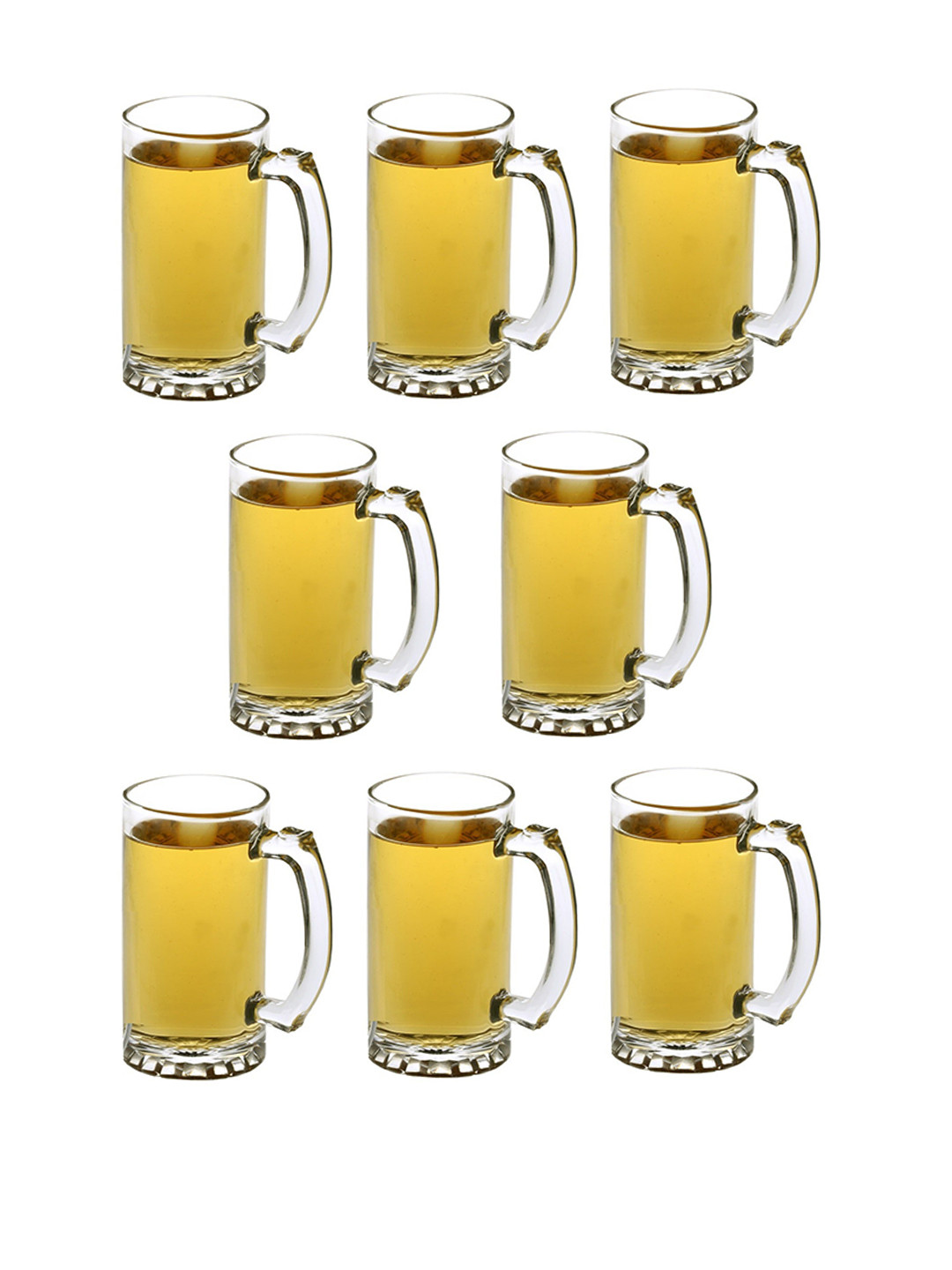 

1ST TIME Transparent 8 Pieces Beer Glasses 500 ml Each