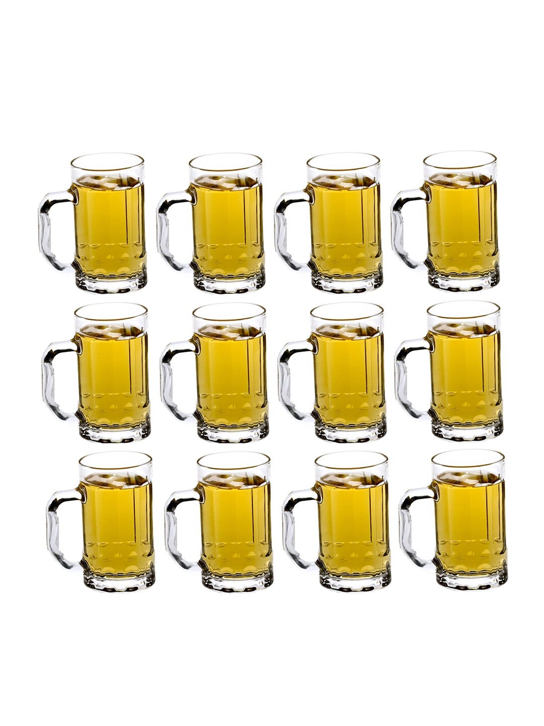 

1ST TIME Transparent 12 Pieces Dishwasher Safe Beer Glasses 400 ml Each