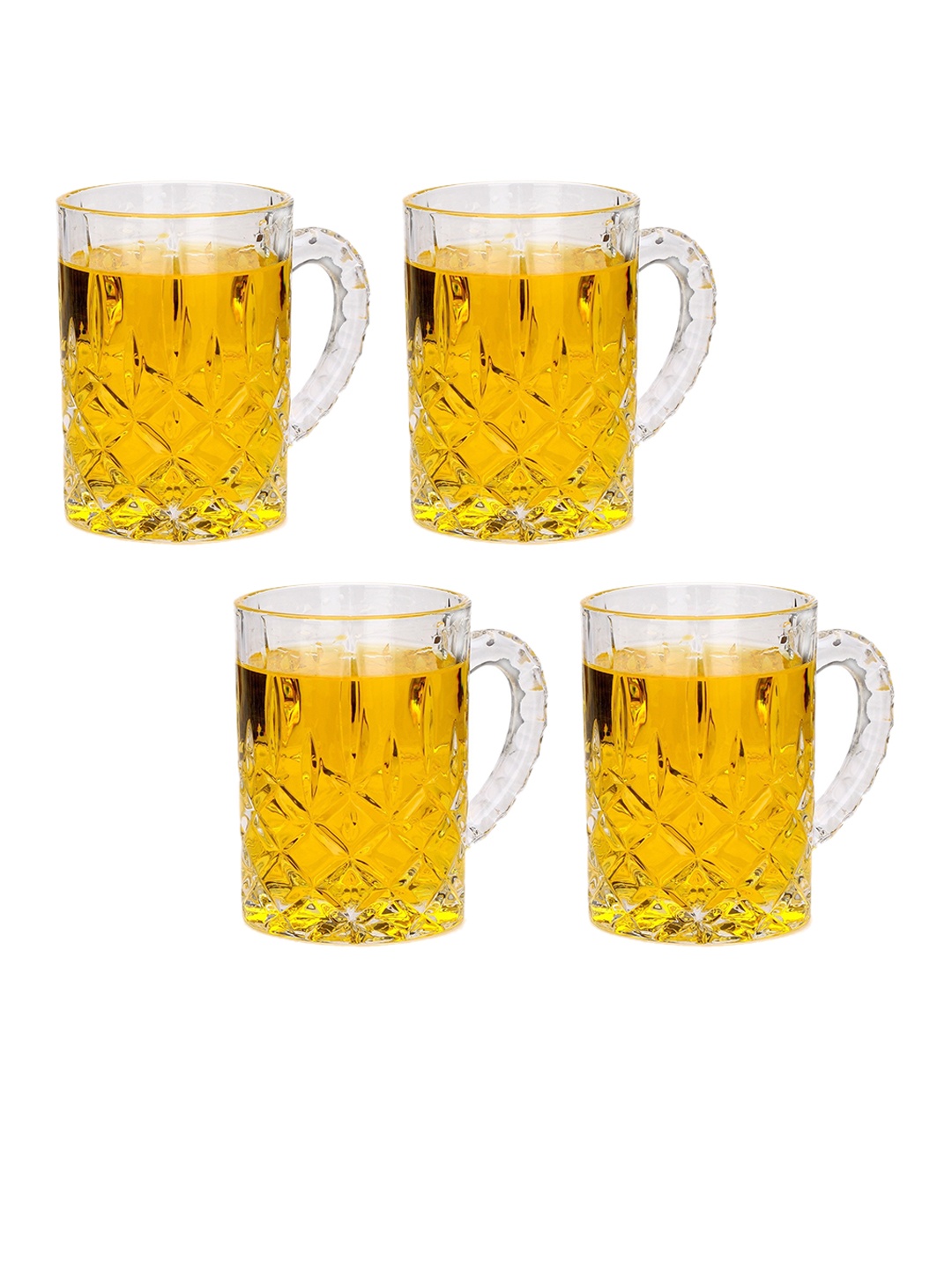 

1ST TIME Transparent 4 Pieces Beer Glasses 450 ml