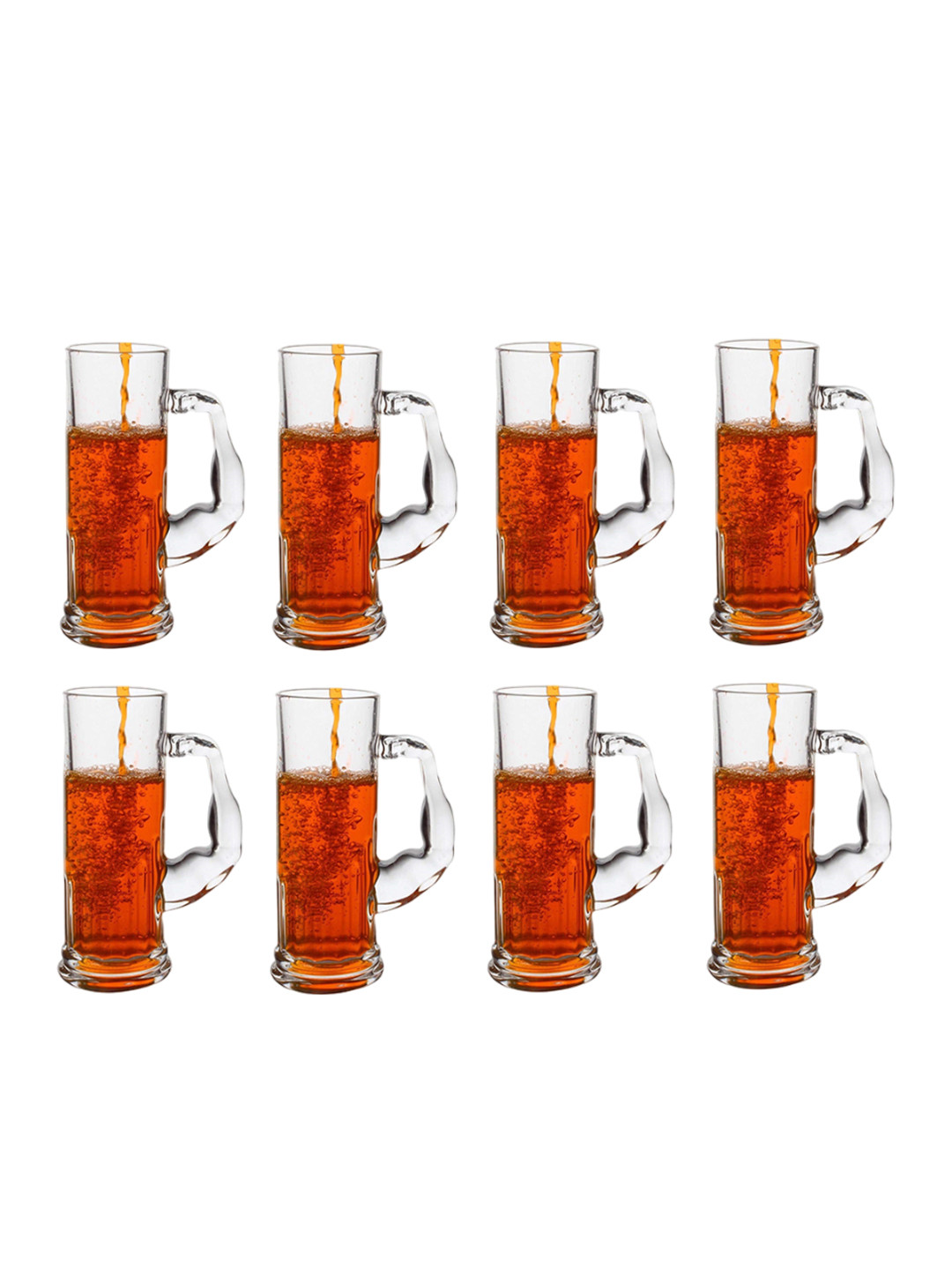 

1ST TIME Transparent 8 Pieces Dishwasher Safe Beer Glasses 600 ml