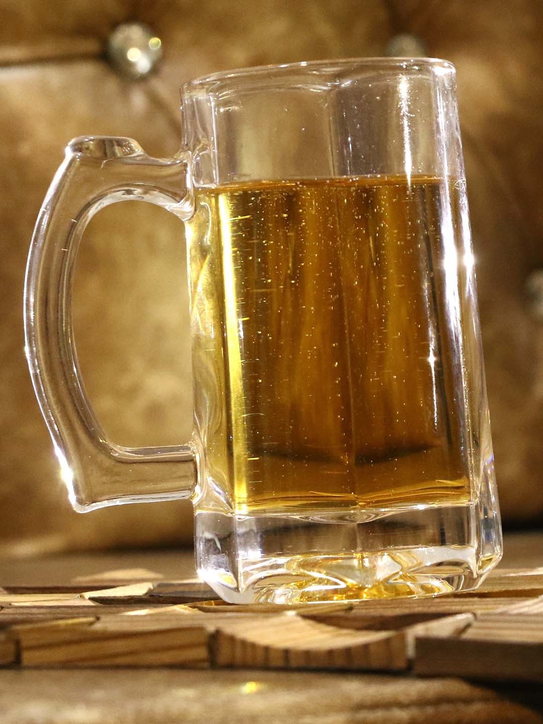 

1ST TIME 7 Pieces Transparent Beer Glass 400 ml