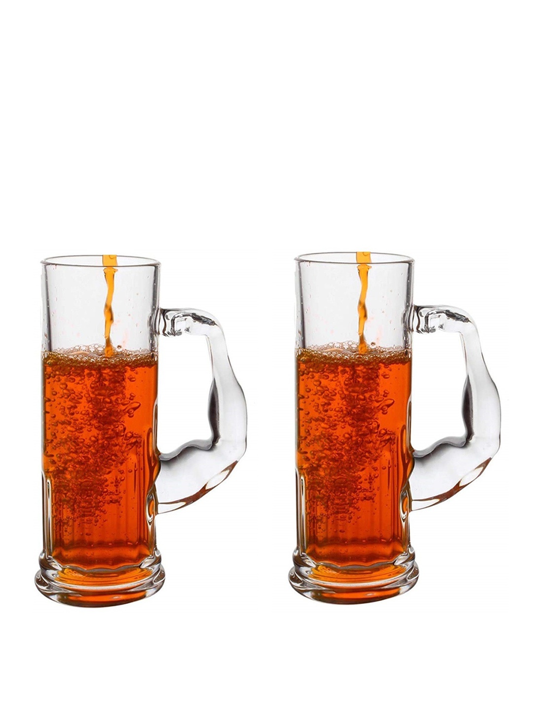 

1ST TIME Transparent 2 Pieces Dishwasher Safe Beer Glasses-600ml Each
