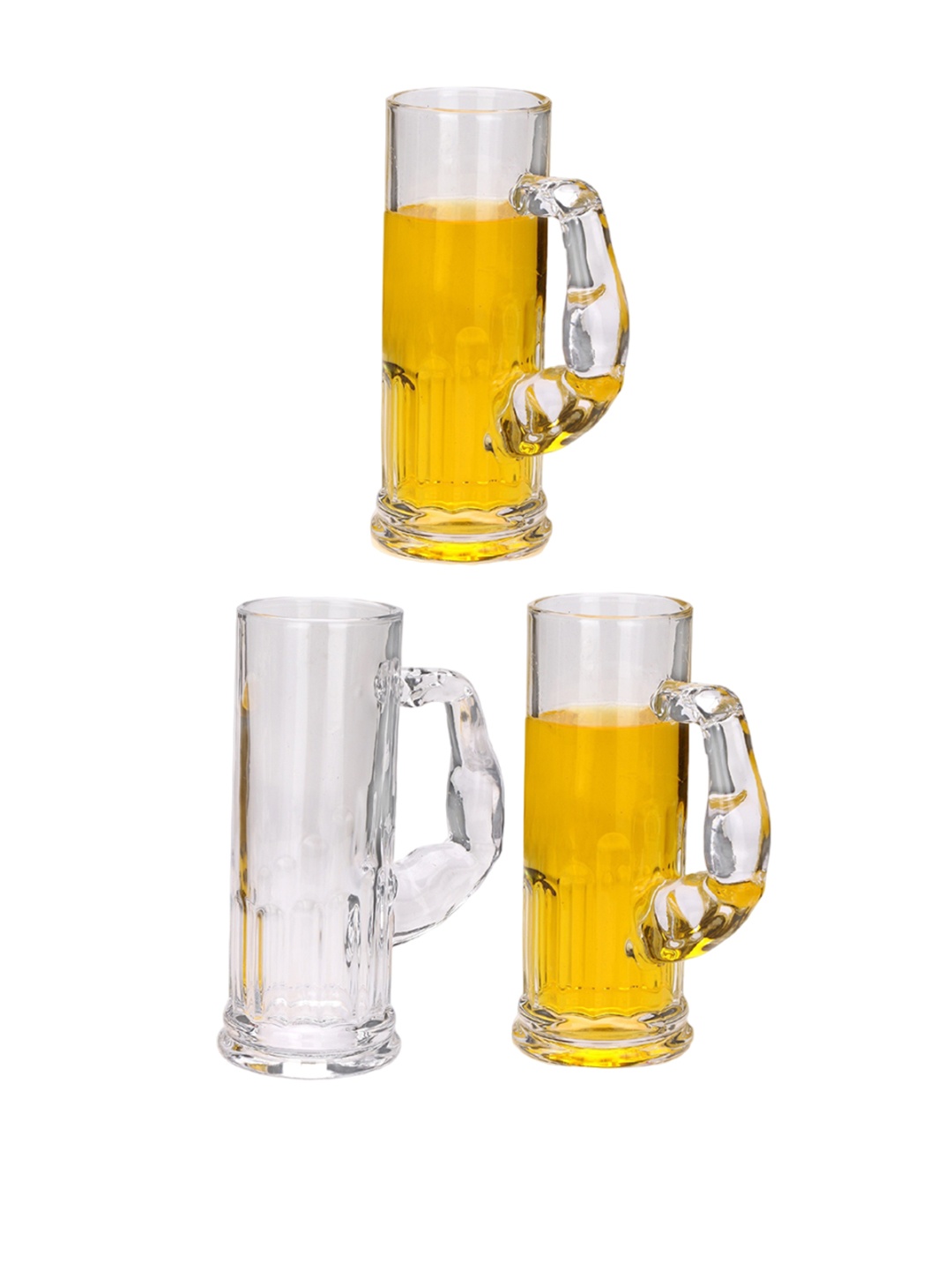 

1ST TIME Transparent 3 Pieces Beer Glasses 600ml Each