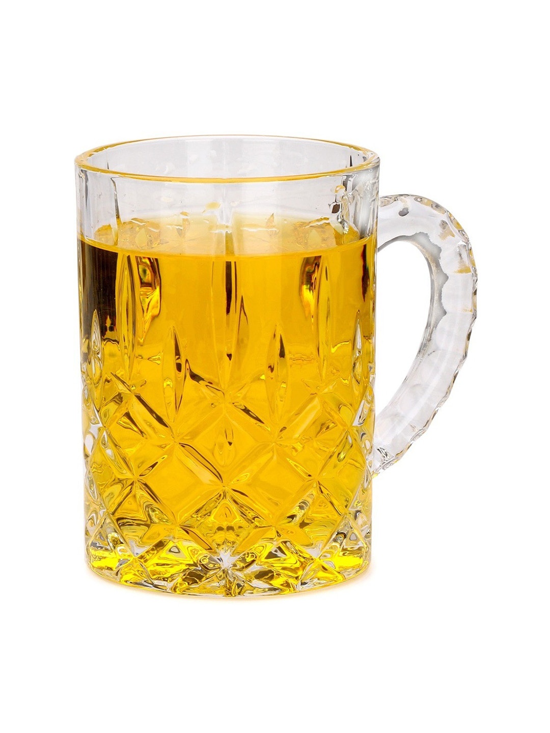 

1ST TIME Transparent 6Pcs Beer Mugs 450 ml