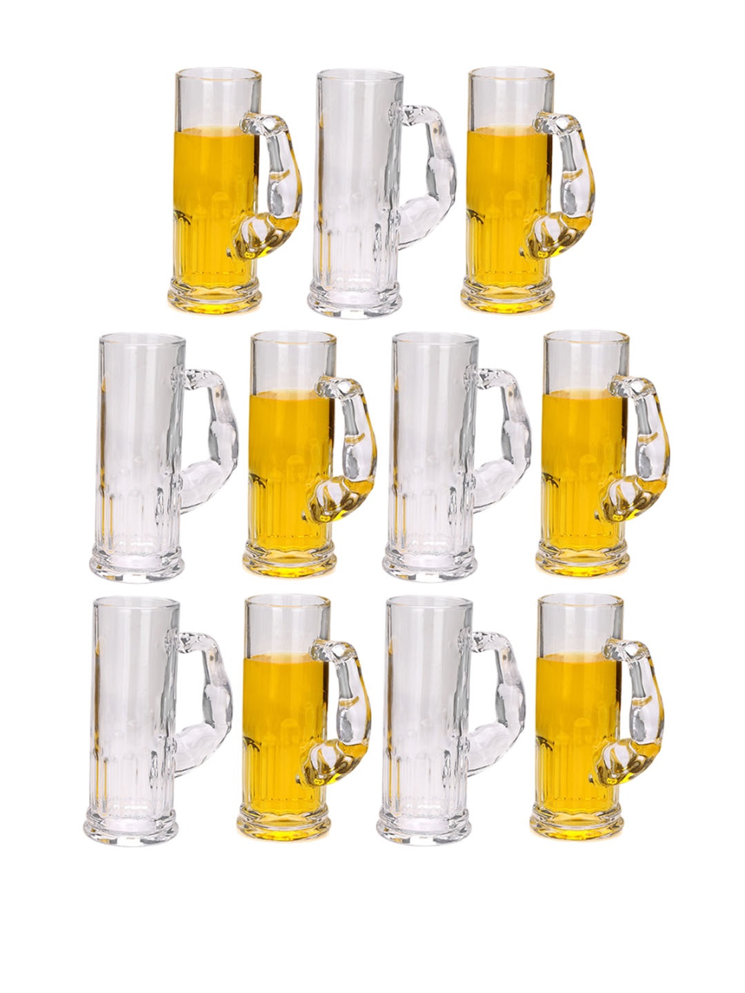 

1ST TIME Transparent 11 Pieces Beer Glasses 600ml Each