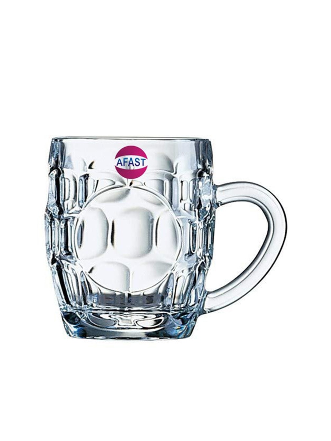 1ST TIME Transparent 4-Pcs Beer Glass- 550ml