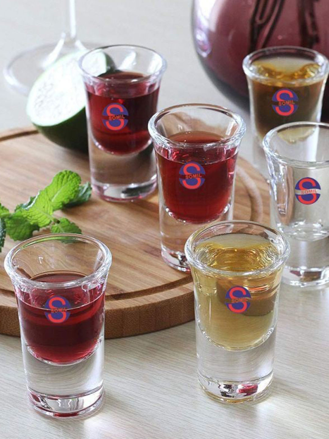 

1ST TIME Transparent 6 Pieces Short Glass 30 ml Each