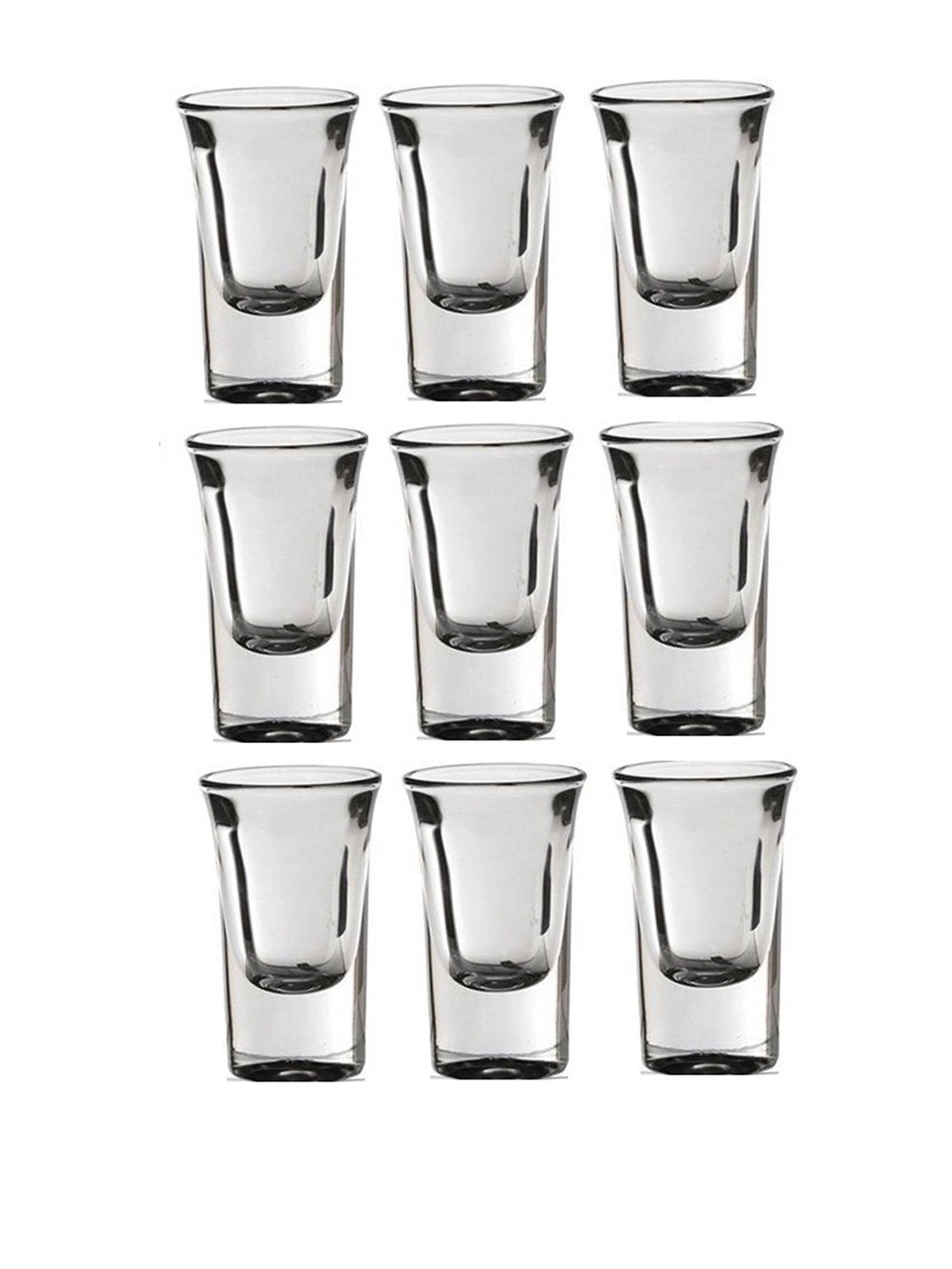 

1ST TIME Transparent 9 Pcs Short Glass 30ml