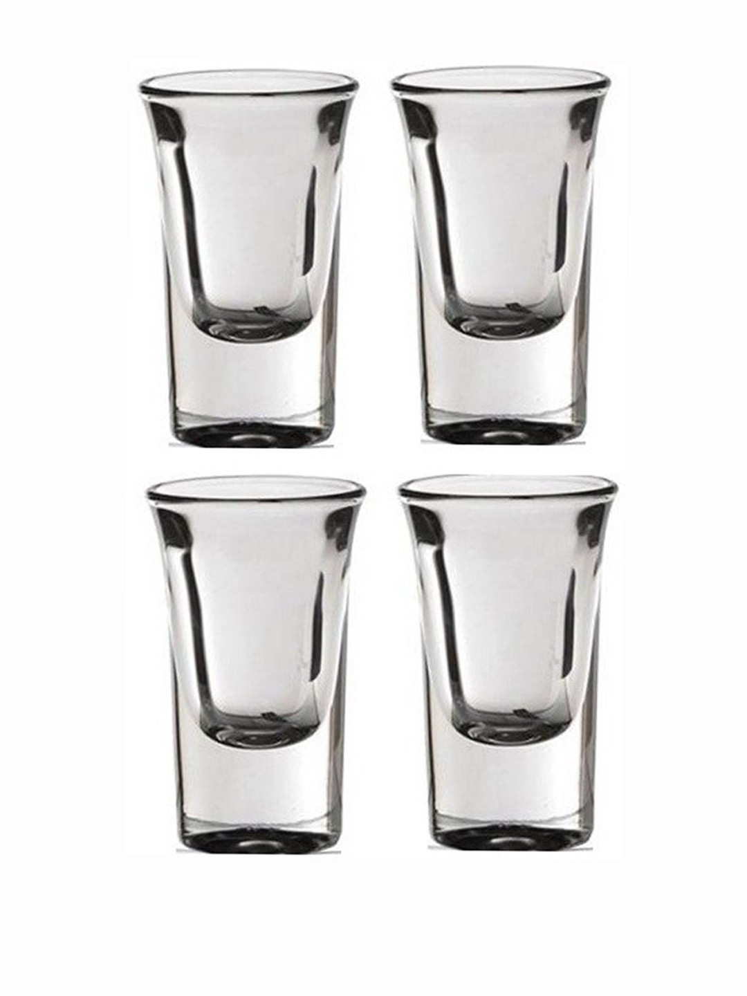 

1ST TIME Transparent 4Pcs Short Glass- 30ml