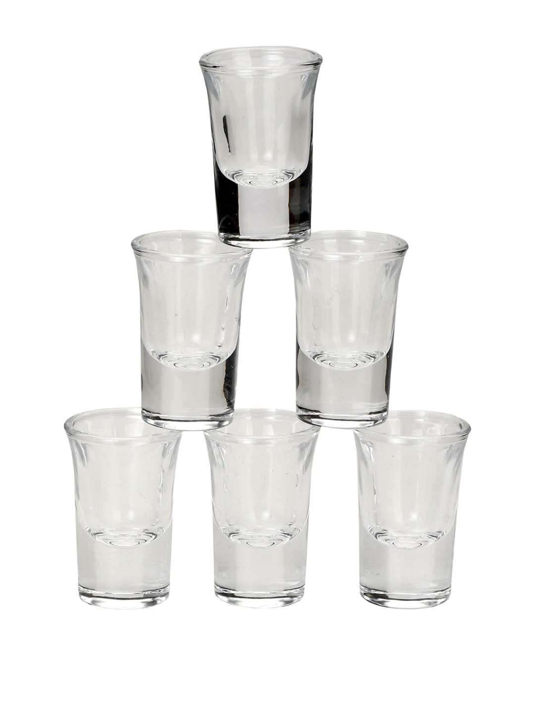 

1ST TIME Transparent 6 Pieces Shot Glasses 30 ml Each