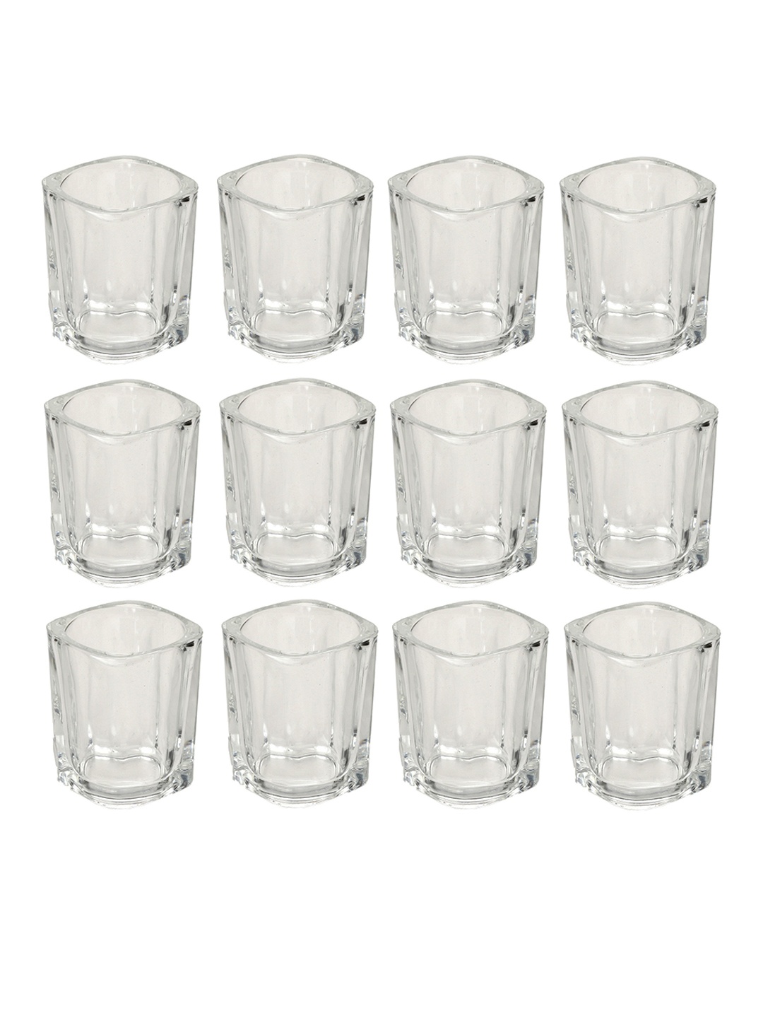 

1ST TIME Transparent 12 Pieces Short Glass- 50ml