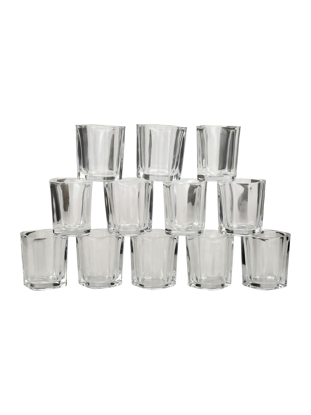 

1ST TIME Transparent 12 Pieces Glass Shot Glasses 50ml