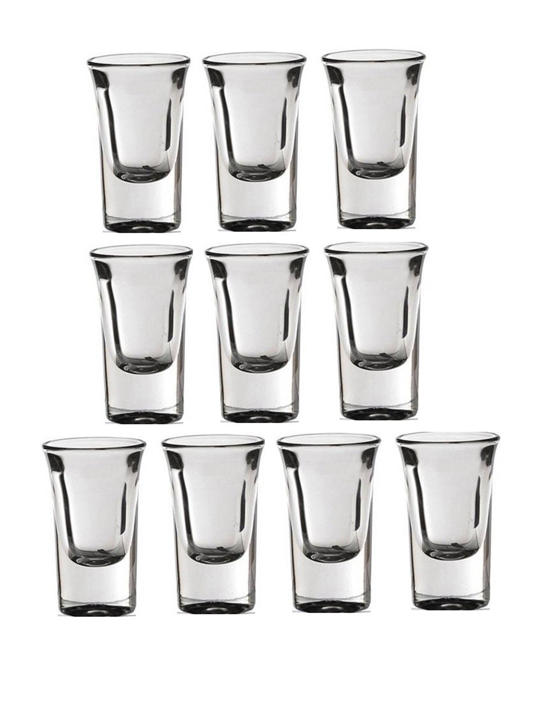 

1ST TIME Transparent 10 Pcs Shot Glasses 30ml
